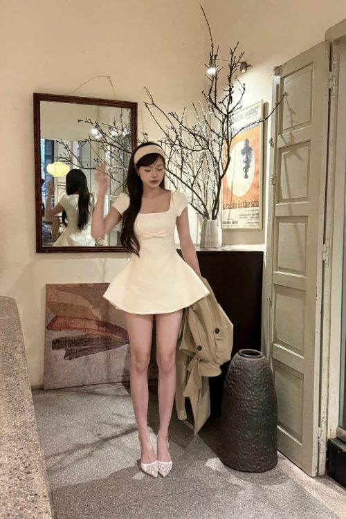 Ngân Vũ Dress - Trắng